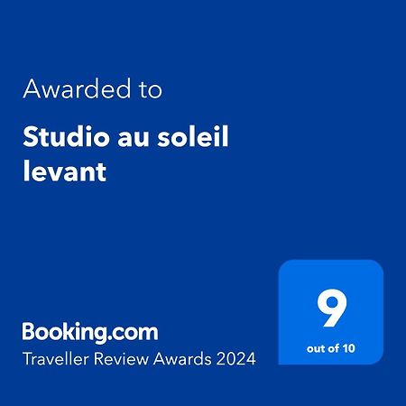 Studio Au Soleil Levant, Avec Piscine La Trinité Buitenkant foto